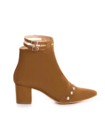 Ghete Dama Piele Naturala Camel Deniz