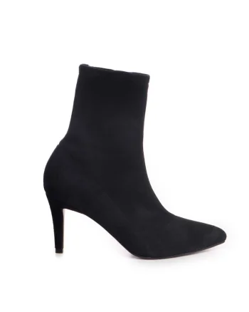 Botine Dama Piele Naturala Amora Negru