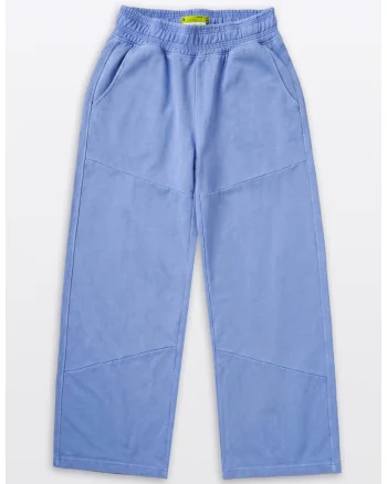Pantaloni de trening cu croiala ampla si talie elastica