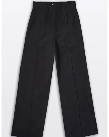 Pantaloni drepti cu insertie elastica in talie