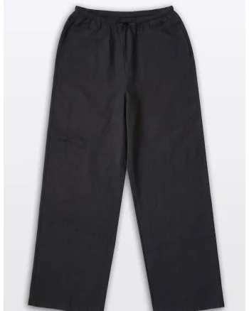Pantaloni cu croiala ampla, din amestec de lyocell