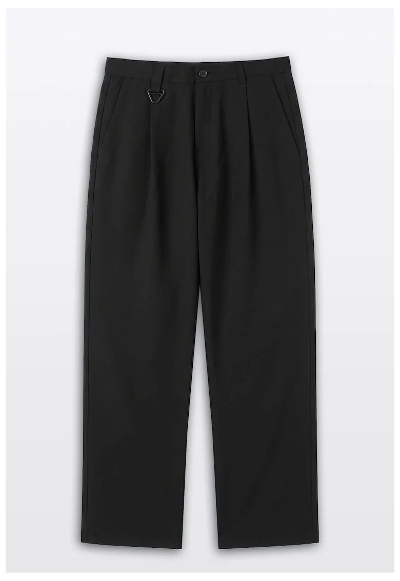 Pantaloni de costum cu croiala dreapta