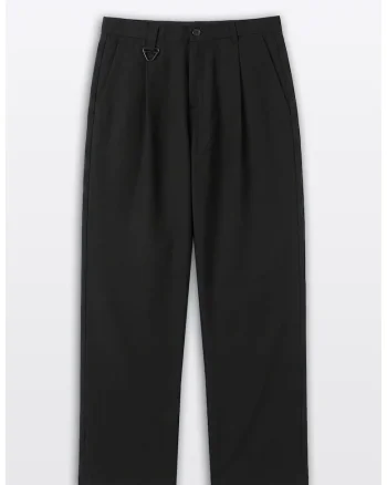 Pantaloni de costum cu croiala dreapta