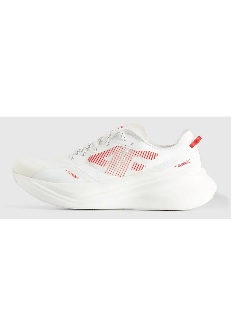 Pantofi sport  Flow Run 1.0 unisex, alergare, alb/rosu, poliester/poliuretan