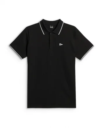 Tricou polo barbati  croiala clasica, negru, Negru