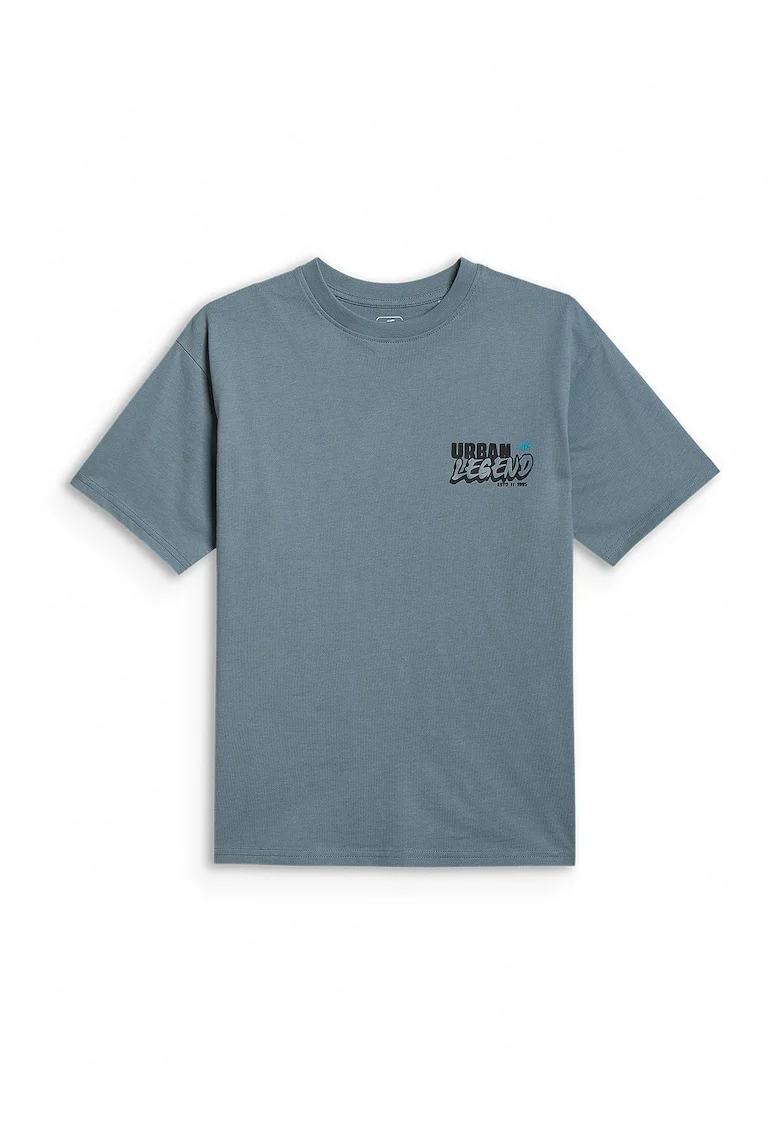Tricou sport  pentru baieti, regular, confortabil, turcoaz, bumbac