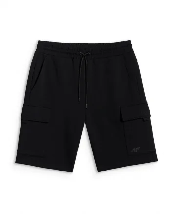 Pantaloni sport barbati,  cargo, negru, talie reglabila, buzunare multiple
