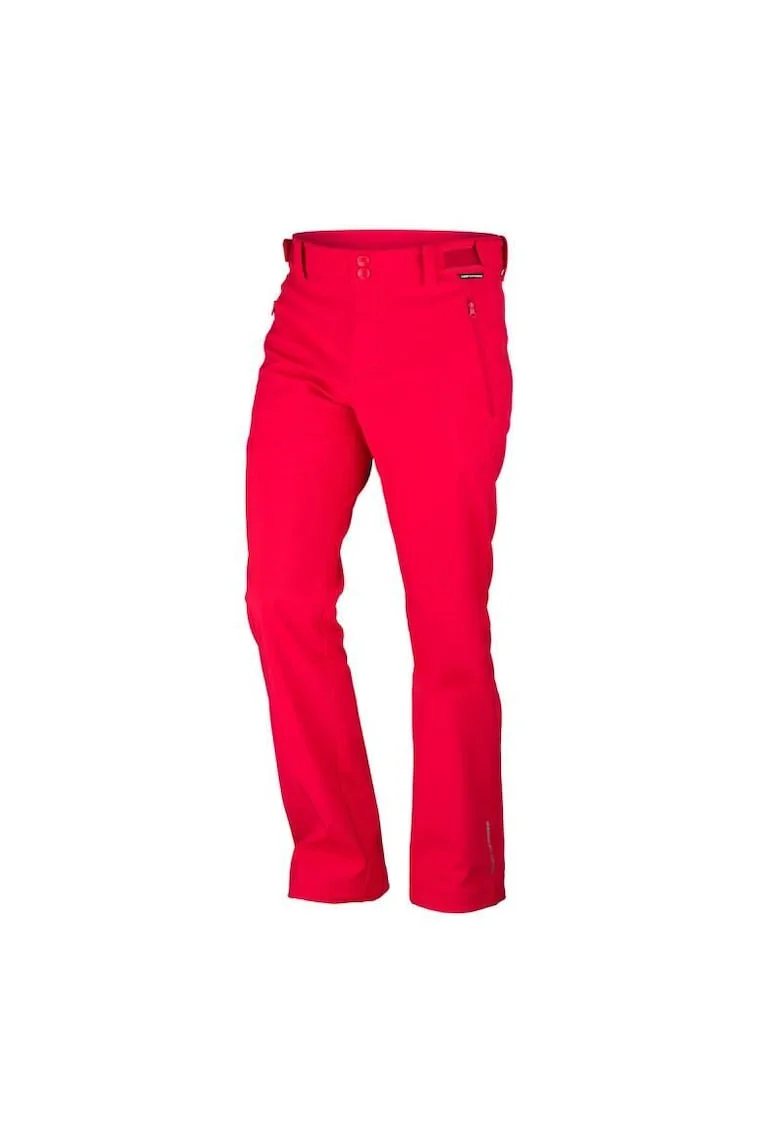 Pantaloni outdoor din softshell 3L 5K/5K pentru barbati Geron, Rosu inchis
