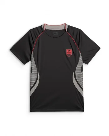 Tricou sport barbati,  regular, uscare rapida, poliester, negru