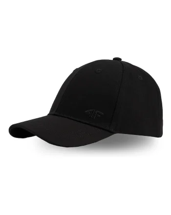 Sapca cu cozoroc  U588 bumbac ajustabil negru