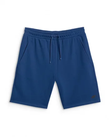 Pantaloni sport barbati  scurti, talie ajustabila, 2 buzunare, material usor, albastru