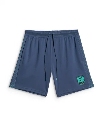 Pantaloni sport dama,  sorturi fotbal, uscare rapida, bleumarin, material usor
