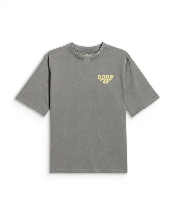 Tricou sport  pentru baieti, croiala lejera, gri, bumbac