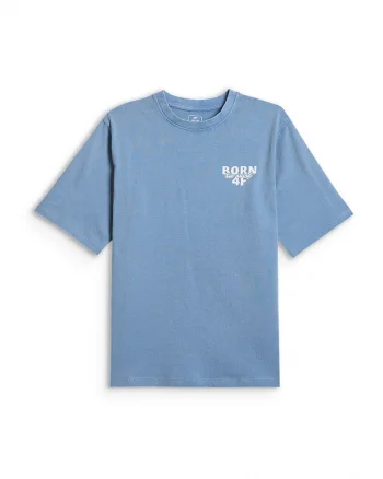 Tricou sport  baieti, croiala lejera, bumbac, albastru