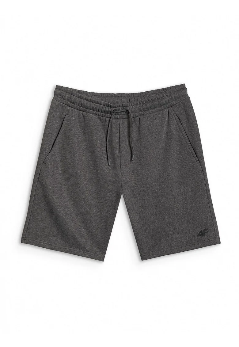 Pantaloni scurti sport  croiala regular, talie ajustabila, 2 buzunare, gri, material usor