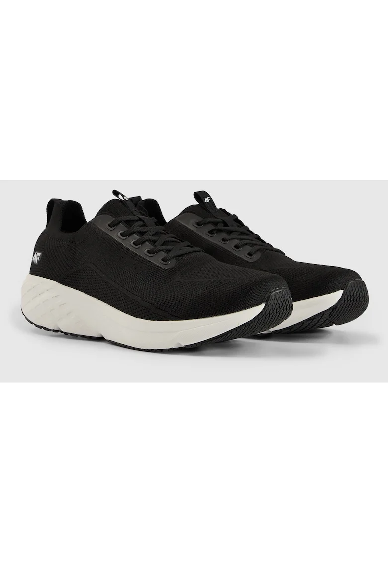 Pantofi sport barbati,  Velocore, negru, poliester/poliuretan