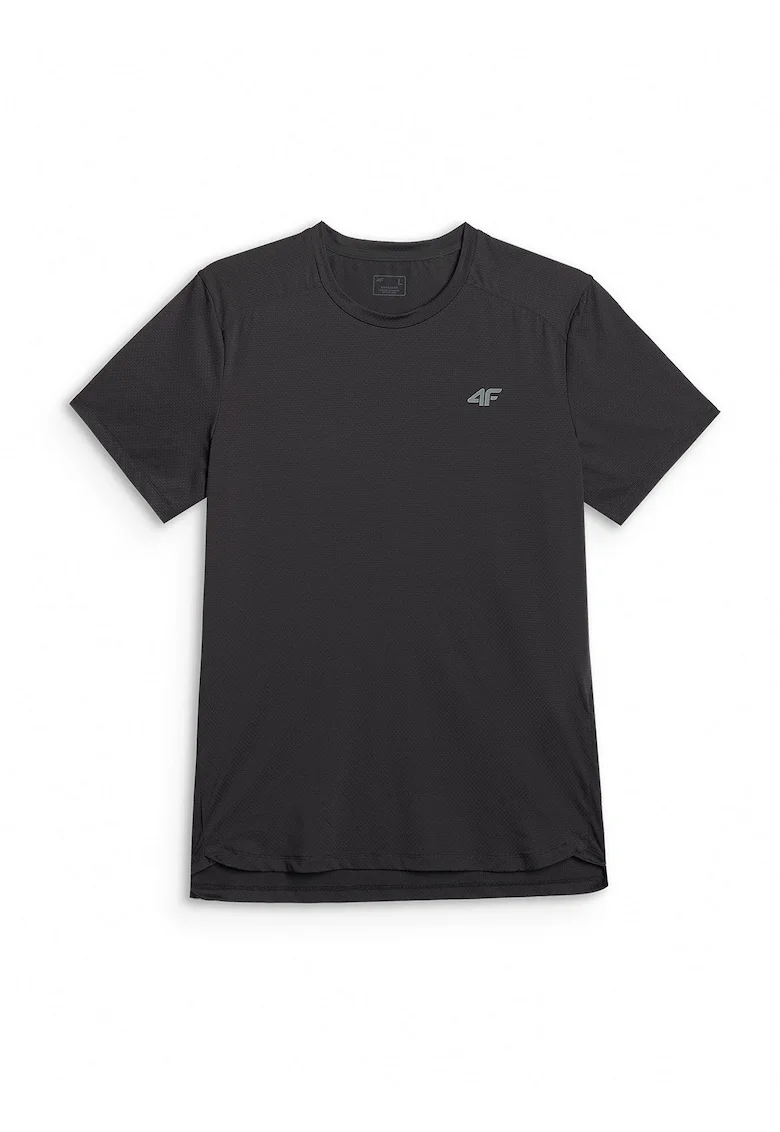 Tricou sport barbati,  pentru antrenament, uscare rapida, poliester, negru