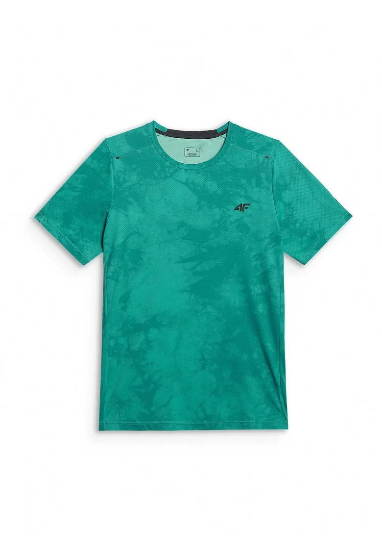Tricou sport barbati,  regular, uscare rapida, poliester, verde