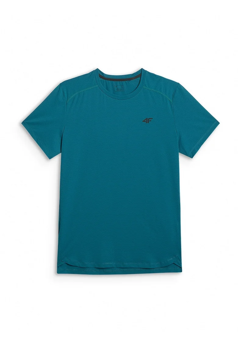 Tricou sport barbati,  pentru antrenament, uscare rapida, poliester, verde