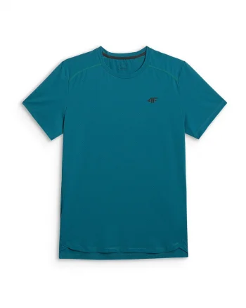 Tricou sport barbati,  pentru antrenament, uscare rapida, poliester, verde