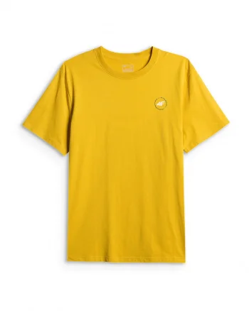 Tricou sport  bumbac, lejer, galben