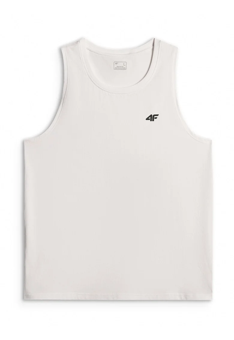 Maiou sport barbati,  regular, bumbac, alb