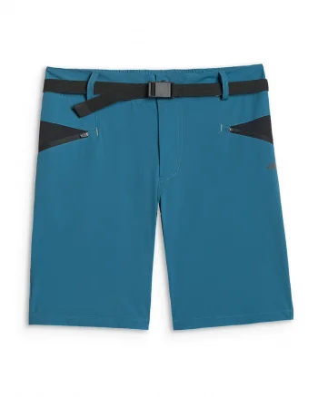Pantaloni scurti de trekking  uscare rapida, turcoaz, pentru femei