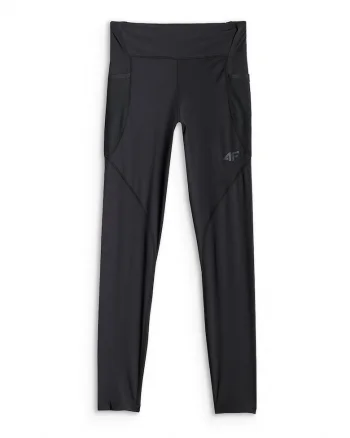 Pantaloni sport dama,  colanti de trekking, uscare rapida, negru, material elastic