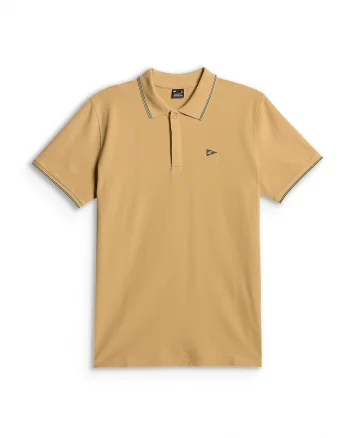 Tricou sport barbati,  regular, bej, bumbac
