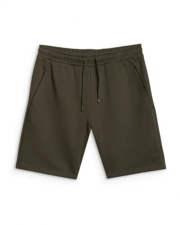 Pantaloni sport barbati  scurti, talie ajustabila, 2 buzunare, maro, material usor
