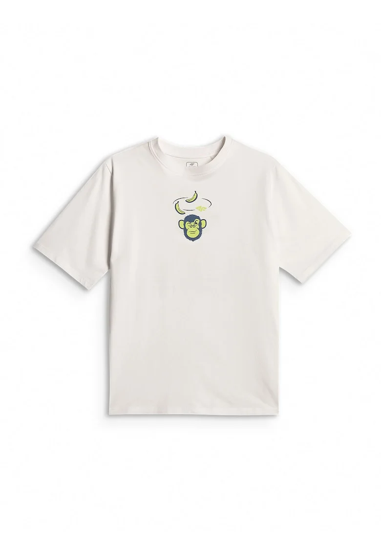 Tricou sport  baieti, croiala lejera, imprimeu, multicolor, bumbac