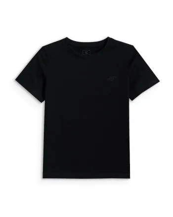 Tricou sport  pentru fete, bumbac, croiala regular, negru