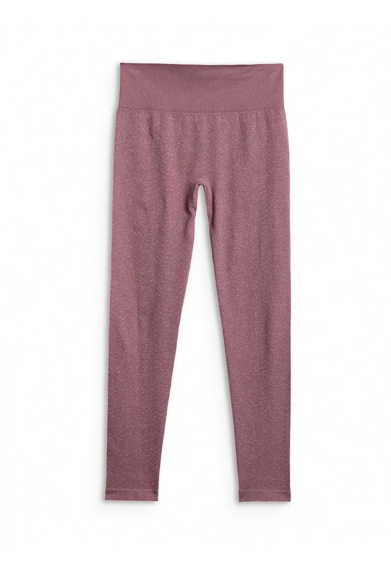Colanti de yoga  fara cusaturi, uscare rapida, efect push-up, roz, pentru femei,