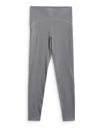 Colanti de antrenament  cu uscare rapida, slim fit, gri, pentru femei,