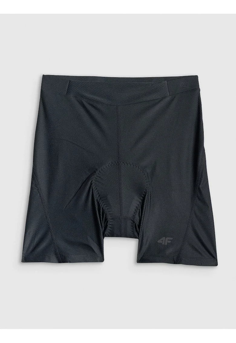 Pantaloni scurti de ciclism dama  insertie din spuma-gel, croiala slim, negru