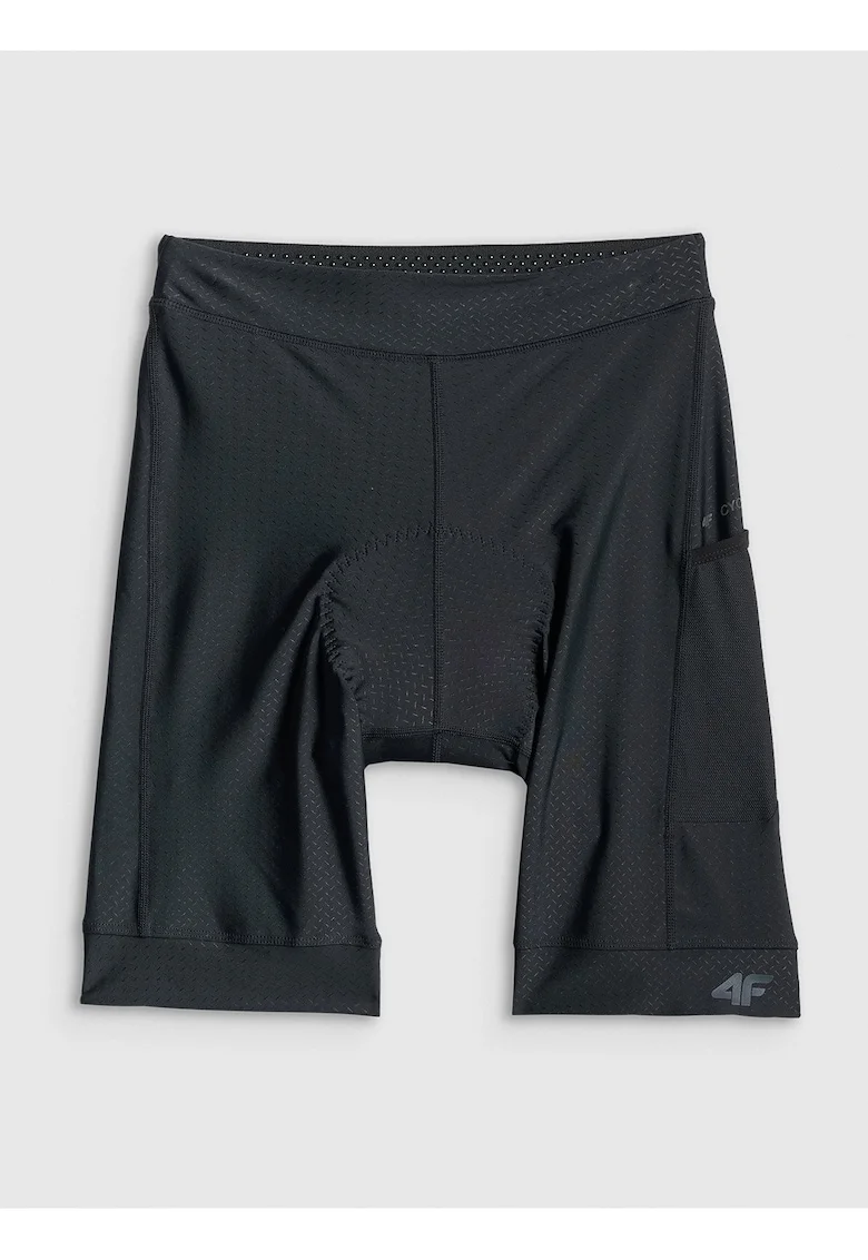 Pantaloni scurti de ciclism cu insertie din spuma-gel pentru femei - negru