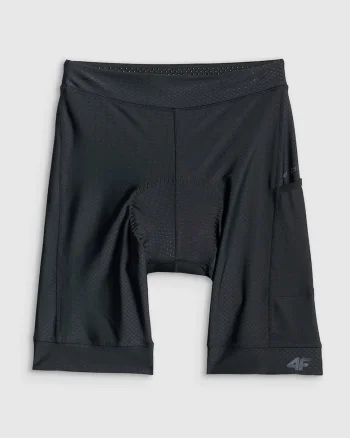 Pantaloni scurti de ciclism cu insertie din spuma-gel pentru femei - negru