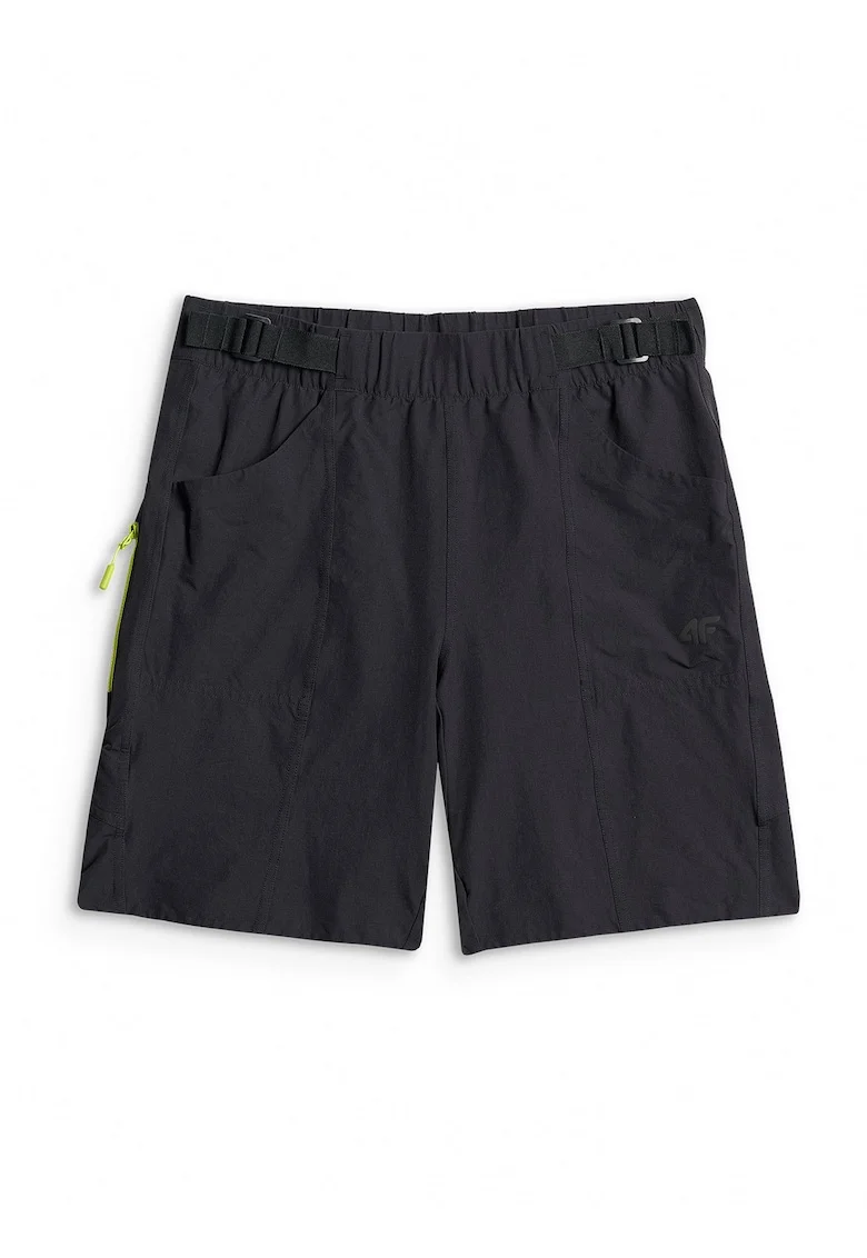 Pantaloni scurti de ciclism dama  negru, uscare rapida, 2 buzunare