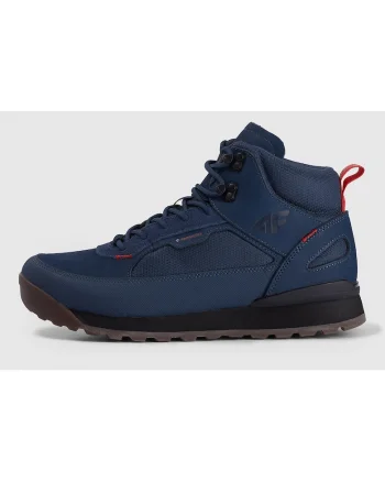 Ghete de tranzitie  HEX, piele naturala, bleumarin, izolatie Primaloft, talpa EVA,