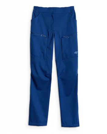 Pantaloni trekking softshell  membrana 8000, impermeabili, albastru, dama