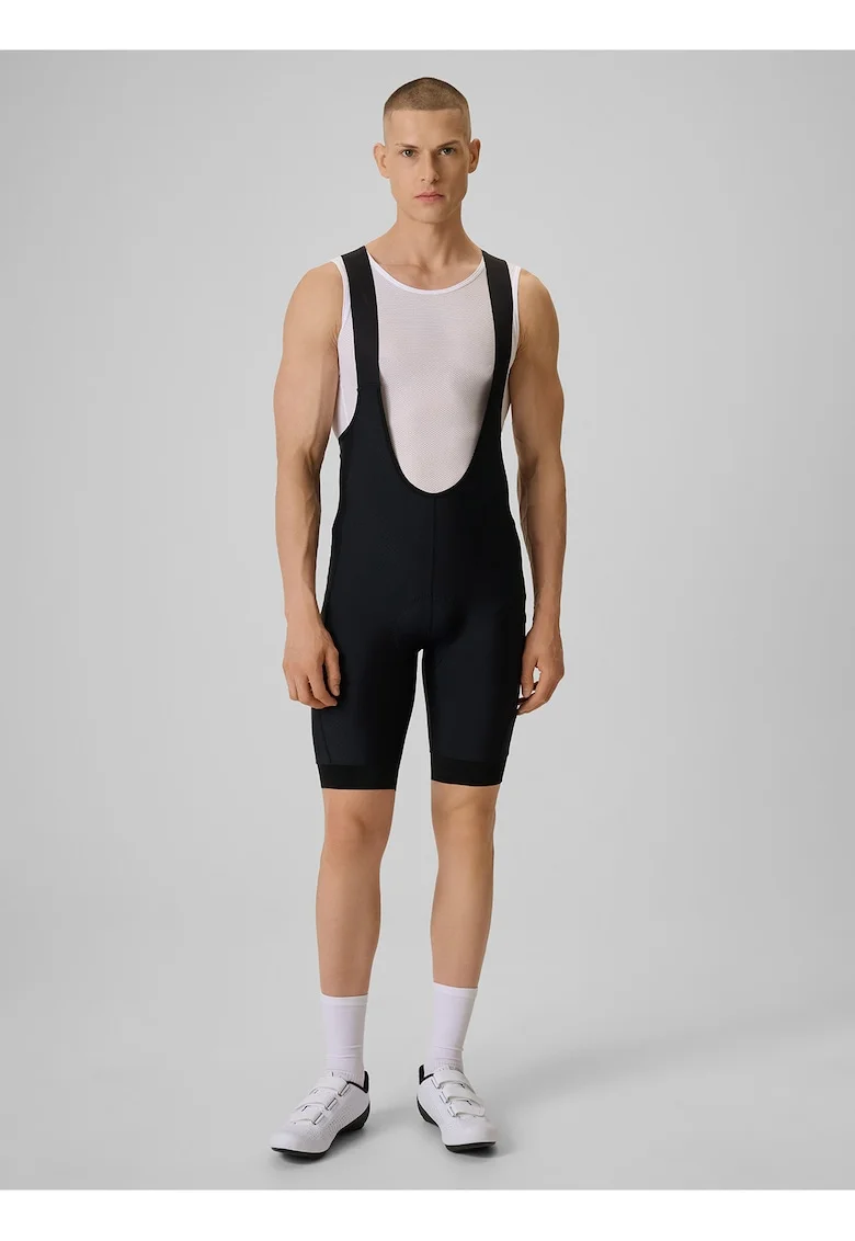 Pantaloni scurti de ciclism,  insertie de gel, negru, barbati,
