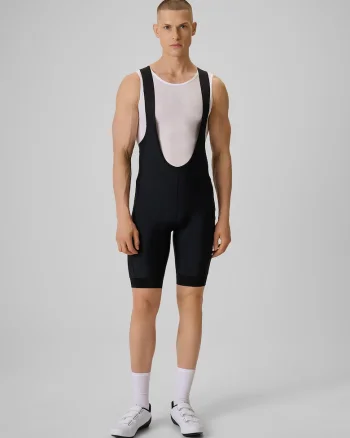 Pantaloni scurti de ciclism,  insertie de gel, negru, barbati,
