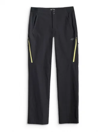 Pantaloni trekking  uscare rapida, negru, femei