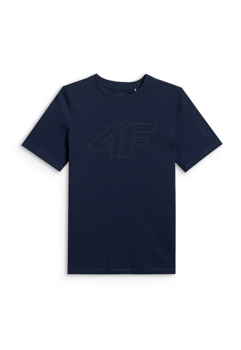 Tricou sport  pentru baieti, regular, bumbac, Bleumarin