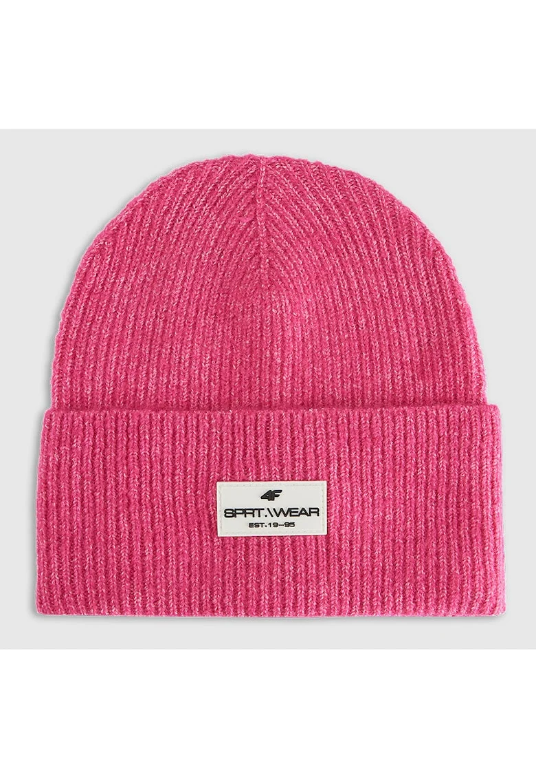 Caciula beanie dama  roz S usoara elastica reciclabila