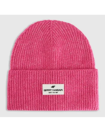 Caciula beanie dama  roz S usoara elastica reciclabila