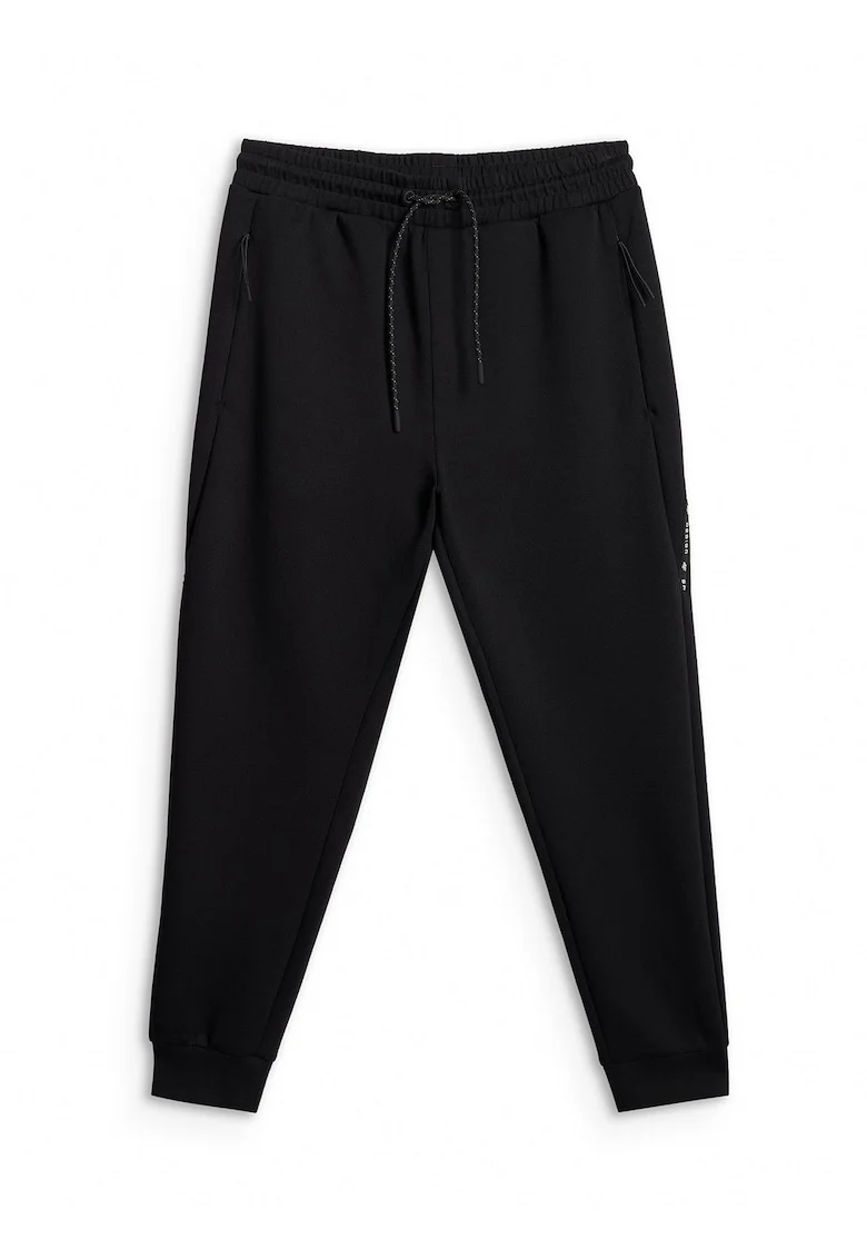 Pantaloni sport barbati,  jogger, negru, bumbac,