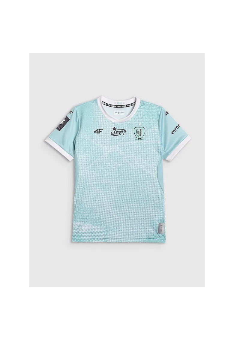 Tricou sport copii  pentru fotbal, albastru, poliester