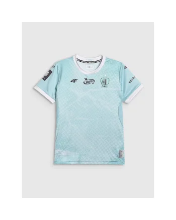 Tricou sport copii  pentru fotbal, albastru, poliester
