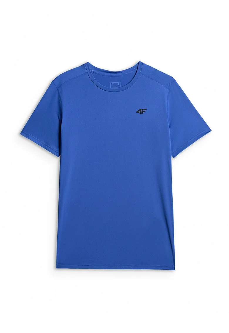 Tricou sport  antrenament, uscare rapida, albastru, barbati,